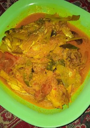 Foto resep Kepala kakap bumbu kuning