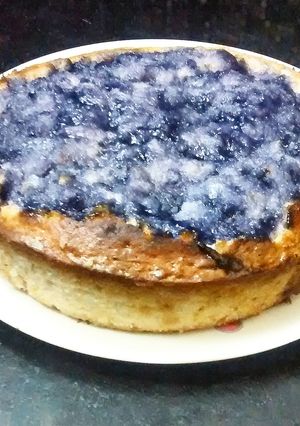 A picture of Blackcurrant Cake.