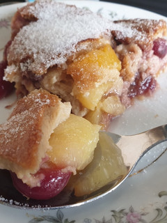 Una foto de Clafoutis multifrutas (con Thermomix y horno)