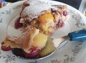 Una foto de Clafoutis multifrutas (con Thermomix y horno)
