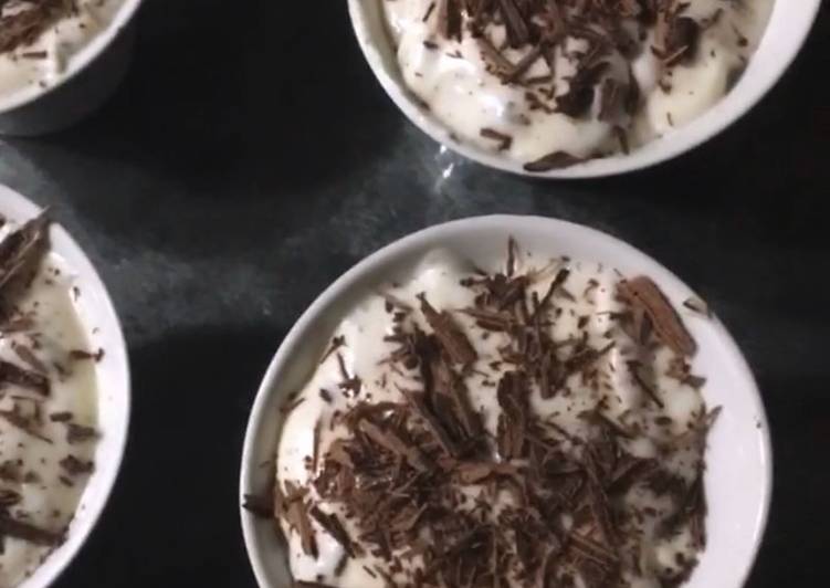 Dessert façon stracciatela 🍫 🇮🇹