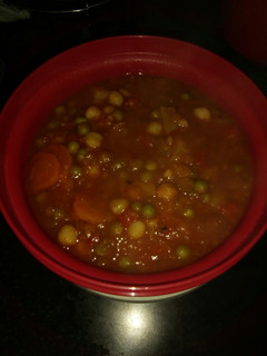 Una foto de Guiso de garbanzos (sin carne)