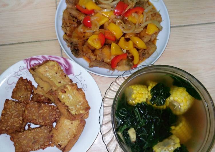 Gurame fillet asam manis saori