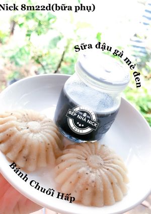 Hình của món Bánh Chuối Hấp Chia(Cho con yêu ăn dặm).