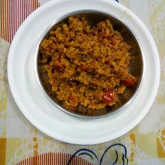A picture of Veg of Soya Granuals.