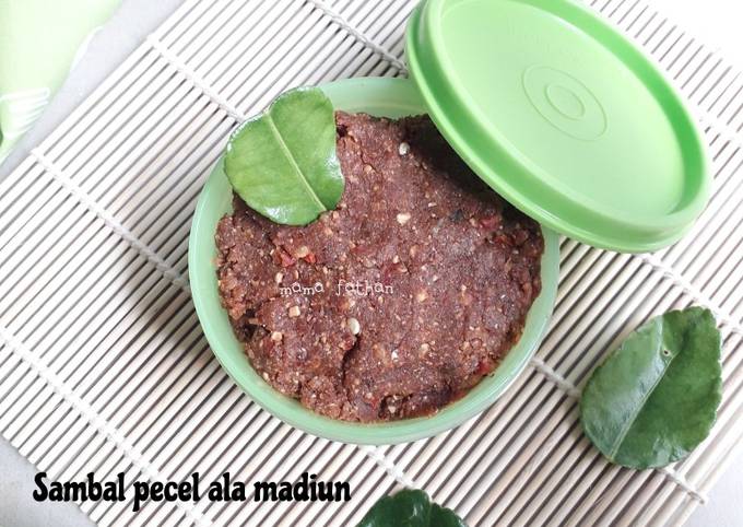 Recipe: Appetizing Sambal pecel ala madiun