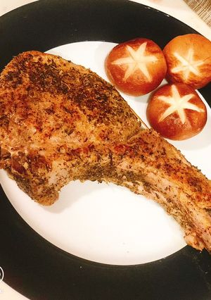 生酮版戰斧豬排 的食譜成品照片