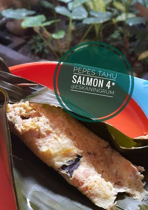 Foto resep Pepes Tahu Salmon 4* (Mpasi 11 Bulan)