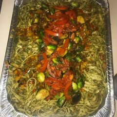A picture of Vegan Pesto Fettuccine.
