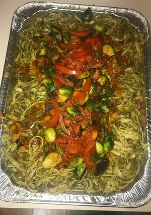 A picture of Vegan Pesto Fettuccine.