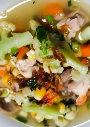 Foto resep Sup ayam ala KFC