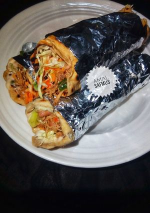 A picture of Chicken wrap.