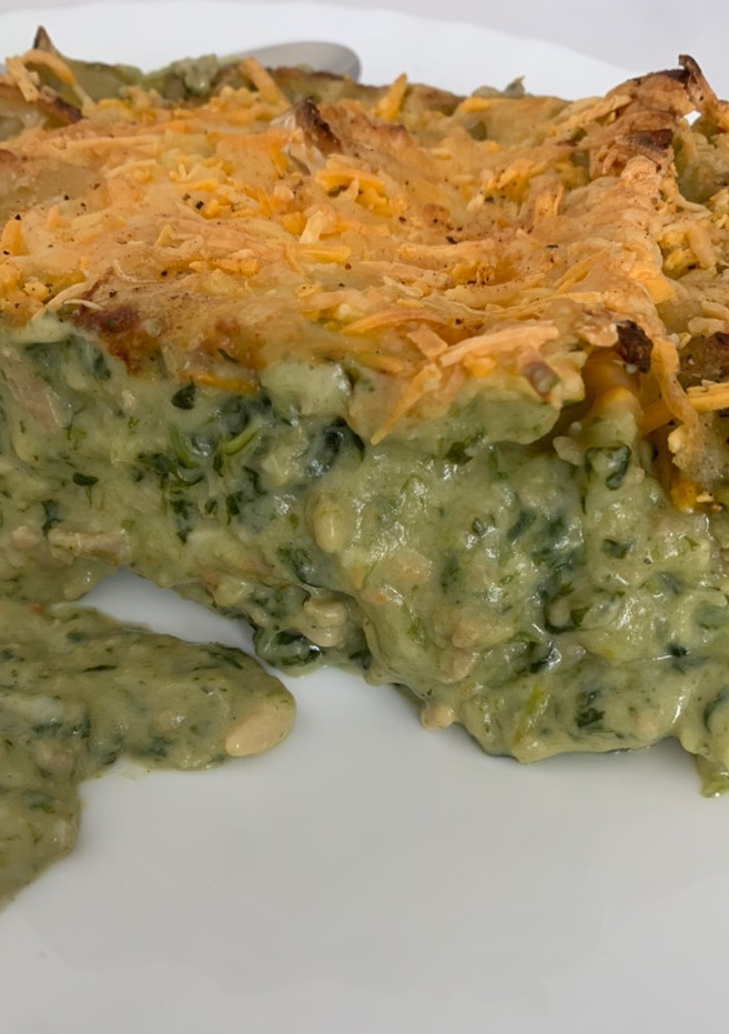 Una foto de Monsieur Cuisine Smart MCS - Lasaña de carne, espinacas y bechamel