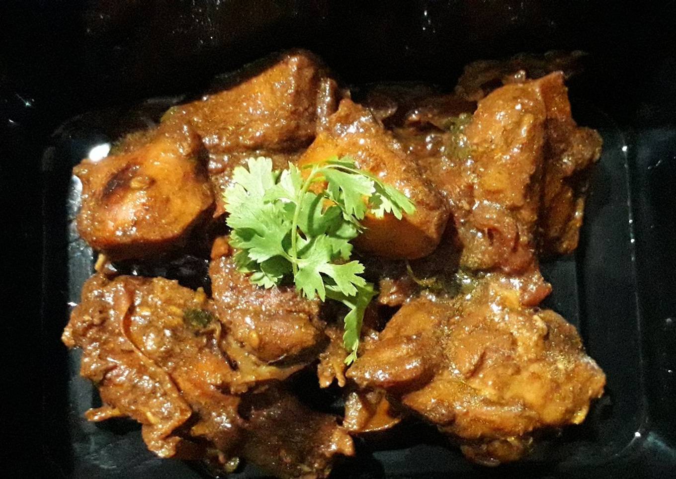 Hyderabadi chicken 65 gravy