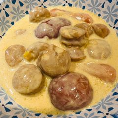 A picture of Creamy Chicken Sausage Soup 🥣.