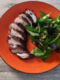 Blackberry-balsamic roasted chicken breast 💜