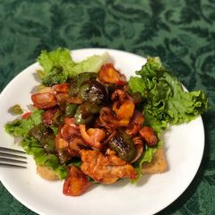 A picture of Chicken chilli for diet.