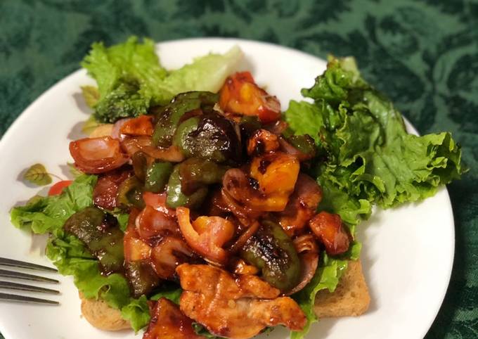 Chicken chilli for diet Recipe