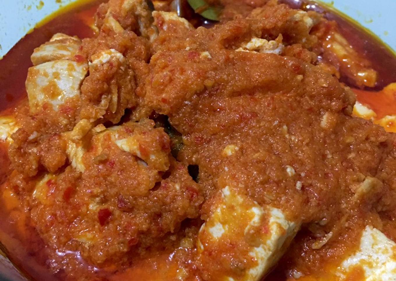Ayam Balado Tahu Putih