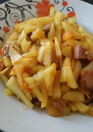 Foto resep Tumis pepaya muda