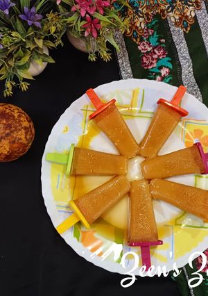 A picture of Wood Apple Popsicles.