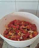 Ensalada de tomates🍅🍅🍅
