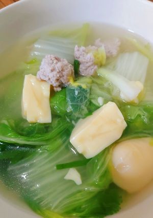 รูปของ แกงจืดหมูสับผักกาดขาว