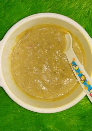 Foto resep MPASI 6 BULAN 4 BINTANG (Sup daging sapi kacang mede)