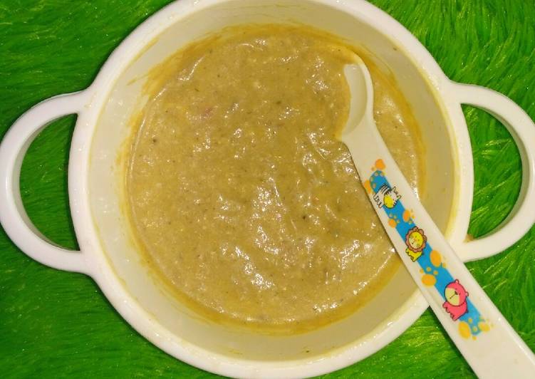 MPASI 6 BULAN 4 BINTANG (Sup daging sapi kacang mede)