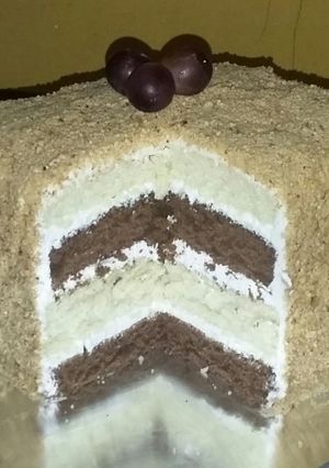 Foto resep Cake Kacang Rasa Mocca dan Vanilla ala Rumah Ambolay