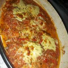 A picture of Pescado a la pizza.