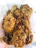 Ayam ungkep kecombrang siap goreng