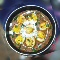 A picture of Creamy Egg Curry.