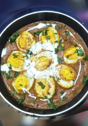 A picture of Creamy Egg Curry.