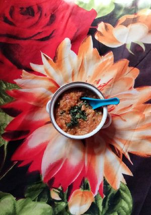 A picture of Masala oats.