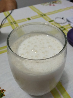 Una foto de Licuado de banana y avena
