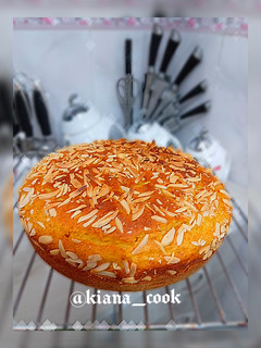 عکسی از دستور ❤کیک بادام با سفیده تخم مرغ😍