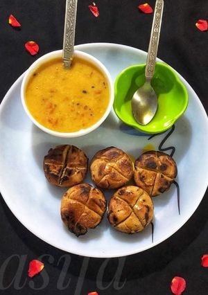 A picture of Dal Baati.