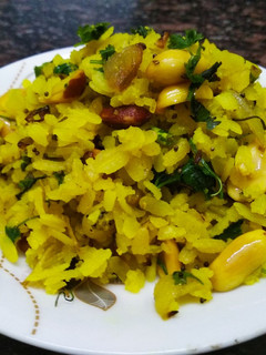 A picture of Kanda poha.