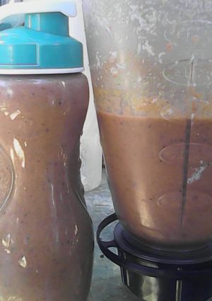 A picture of Purslane smoothie.
