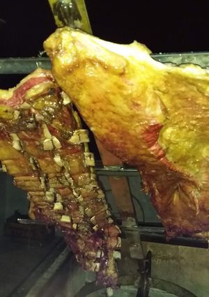 Una foto de Carne a la estaca