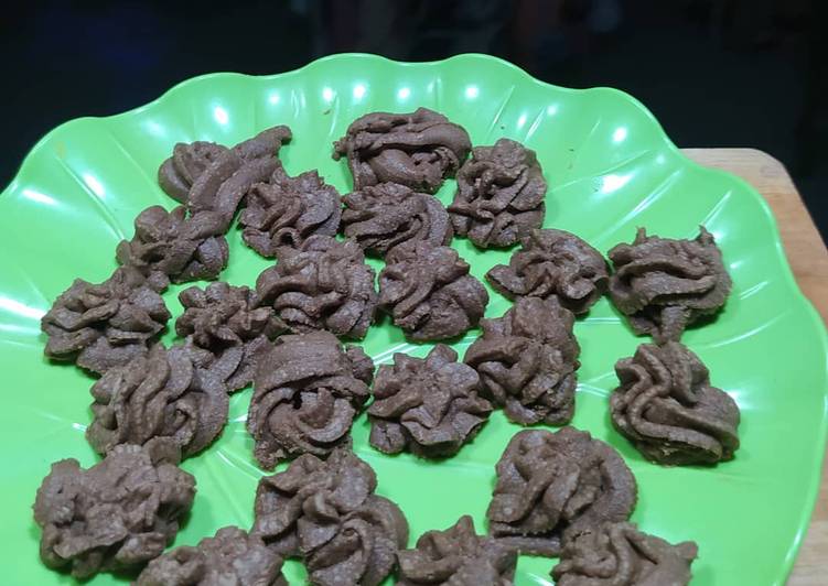Cookies maizena coklat