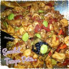 A picture of Sambel Goreng Tahu Tempe Pete,, pedess+enakk.