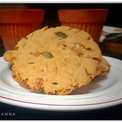 A picture of Aloo Jeera Cookies 🍪 (with Whole Wheat flour and Rolled Oats).