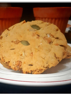A picture of Aloo Jeera Cookies 🍪 (with Whole Wheat flour and Rolled Oats).