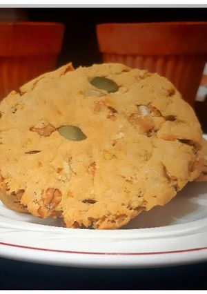 A picture of Aloo Jeera Cookies 🍪 (with Whole Wheat flour and Rolled Oats).