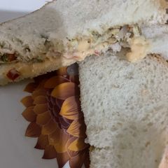 Cheese omelette sandwich A picture of Cheese omelette sandwich.