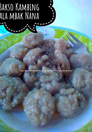Foto resep Bakso Kambing (MPASI mbak Nana 14m)
