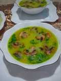 حساء الفطر بالدجاج