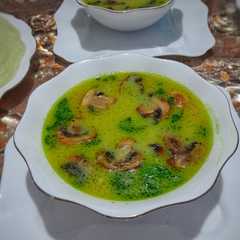 حساء الفطر بالدجاج-レシピのメイン写真